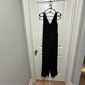 ANTONIO MELANI Elegant Black Jumpsuit women’s size 2. Sleeveless. Wide leg. Nice